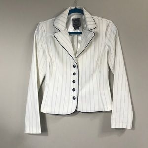 My Michelle off-white pinstriped blazer